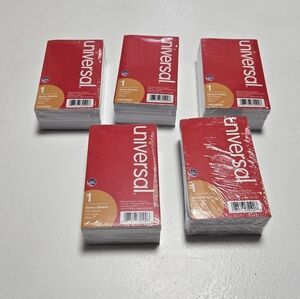 Universal Memo Sheets 5 Pack 500 Sheets Per Pack New In Plastic Seal